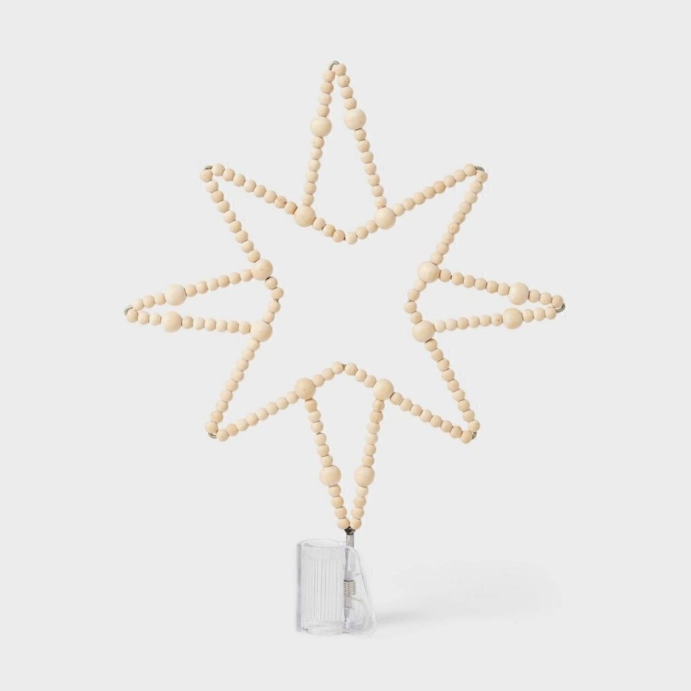 Wood Bead Christmas Tree Topper‎ - Threshold Studio McGee, Target